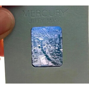 VTG Lot of 18 Chicago IL City Planes Aerial View 35mm Film Slides 60s‎